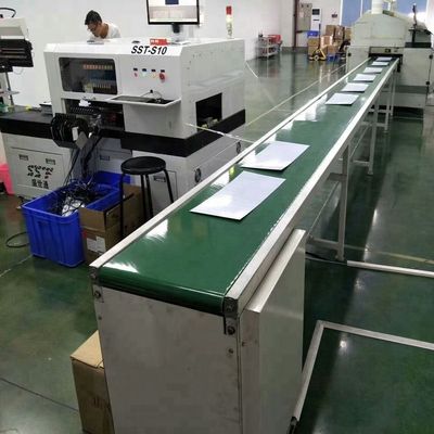 Chain Rail Type Reflow Soldering Machine , 8 Zone PC Control SMD Reflow Oven